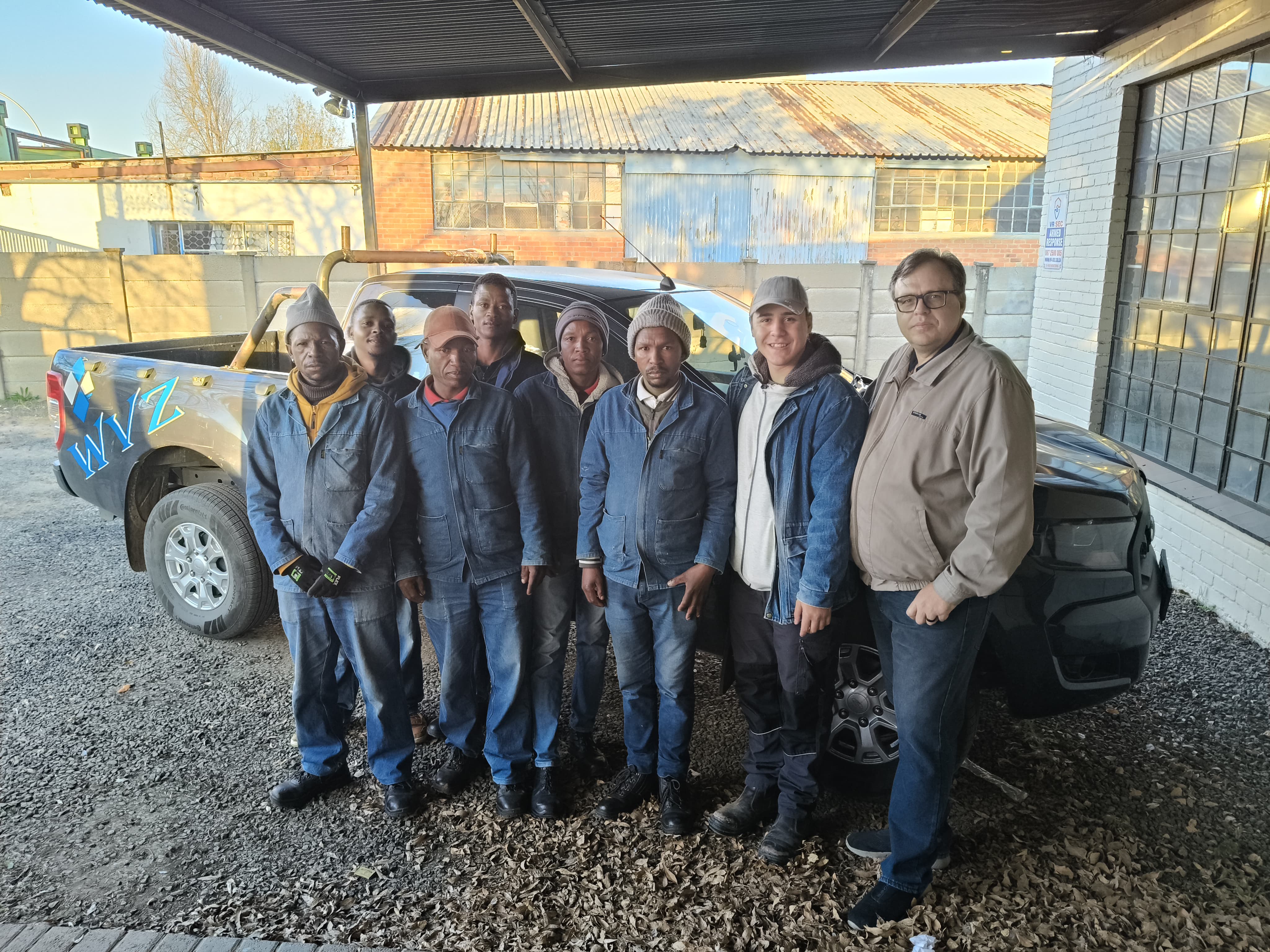 Our team at work
