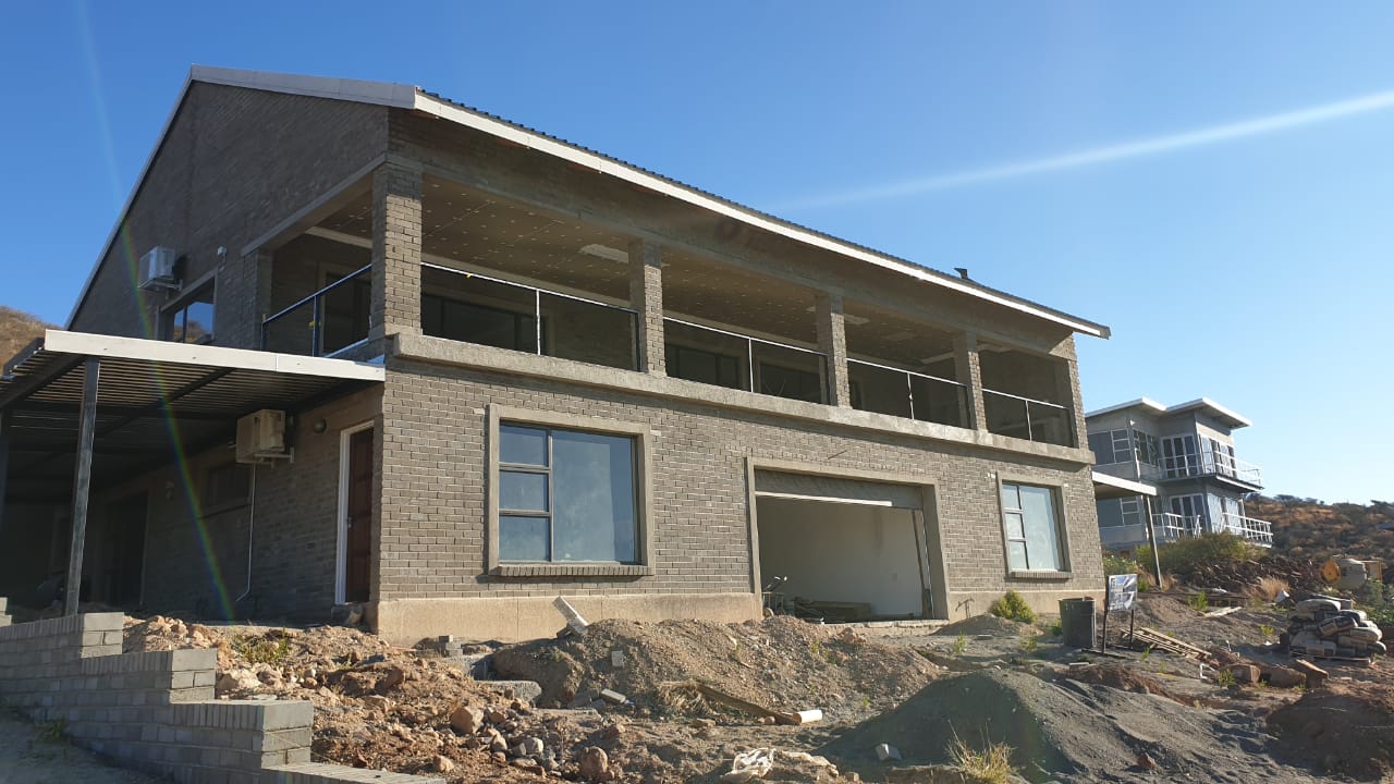 House before window installation